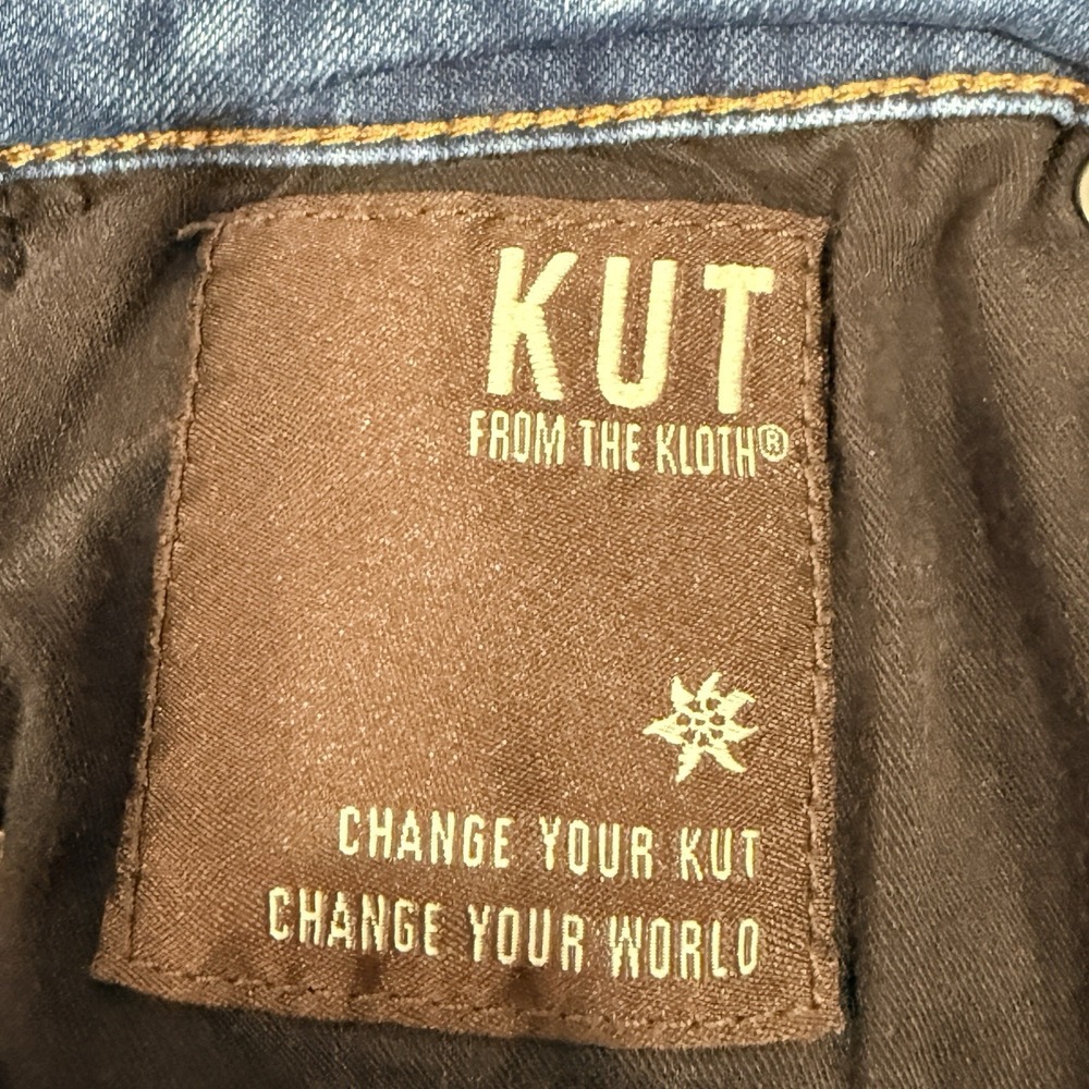 Kut From the Kloth Jeans Women's Size 10 Fab AB Crop Skinny Denim - Picture 10 of 11
